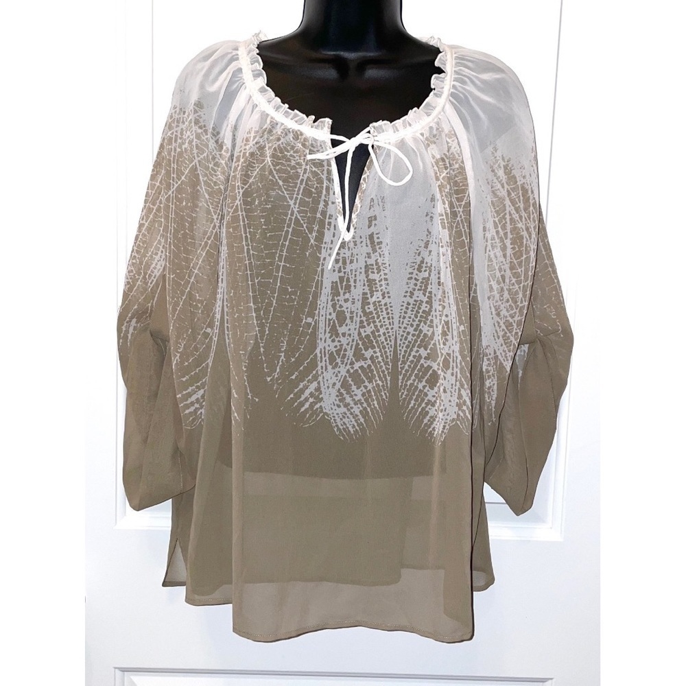 Kenzie tan blouse